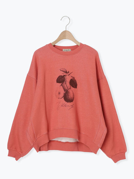 柄アソートプリントスウェット（グレー/ピンク/ミント/サックスブルー/キナリ）｜Samansa Mos2（サマンサ モスモス）通販