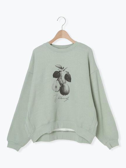 柄アソートプリントスウェット（グレー/ピンク/ミント/サックスブルー/キナリ）｜Samansa Mos2（サマンサ モスモス）通販