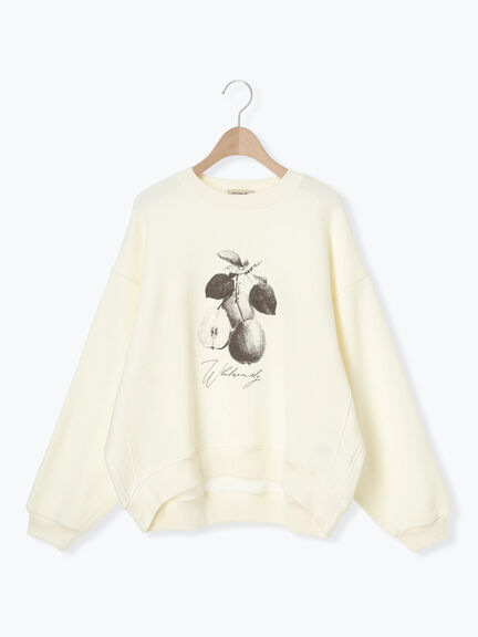 柄アソートプリントスウェット（グレー/ピンク/ミント/サックスブルー/キナリ）｜Samansa Mos2（サマンサ モスモス）通販