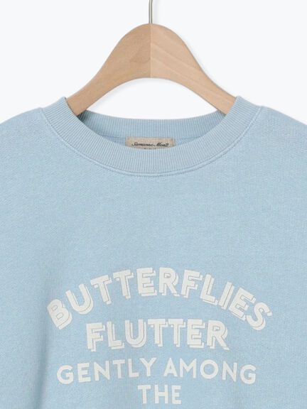 柄アソートプリントスウェット（グレー/ピンク/ミント/サックスブルー/キナリ）｜Samansa Mos2（サマンサ モスモス）通販