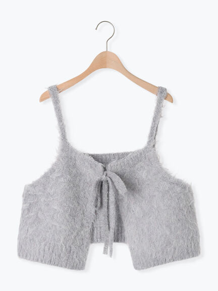 前後2WAY起毛ニットビスチェ（チャコールグレー/ベージュ）｜Samansa Mos2（サマンサ モスモス）通販