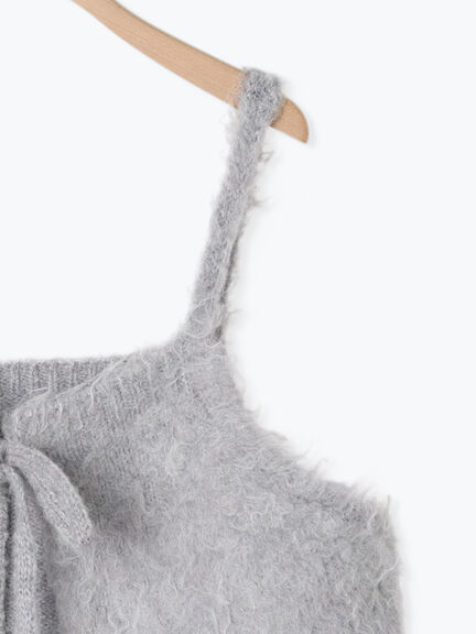 前後2WAY起毛ニットビスチェ（チャコールグレー/ベージュ）｜Samansa Mos2（サマンサ モスモス）通販