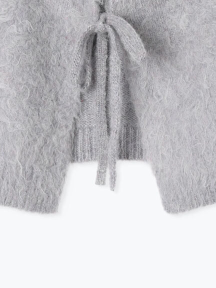 前後2WAY起毛ニットビスチェ（チャコールグレー/ベージュ）｜Samansa Mos2（サマンサ モスモス）通販