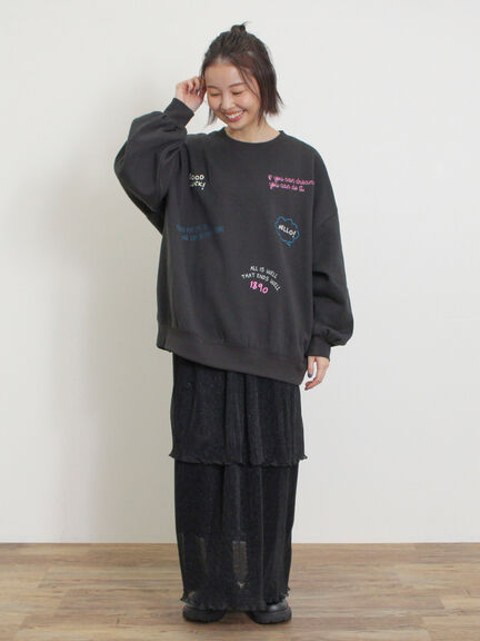 ◎ラメプリーツティアードスカート（ベージュ）｜Samansa Mos2（サマンサ モスモス）通販