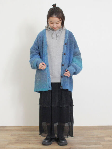 ◎ラメプリーツティアードスカート（ベージュ）｜Samansa Mos2（サマンサ モスモス）通販