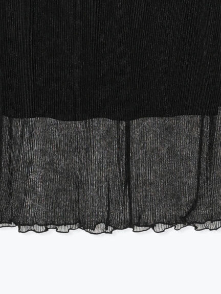 ◎ラメプリーツティアードスカート（ベージュ）｜Samansa Mos2（サマンサ モスモス）通販