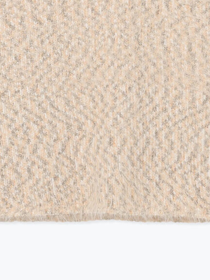 ミックスモールフェザーベスト（オフホワイト/ブラック）｜Samansa Mos2（サマンサ モスモス）通販