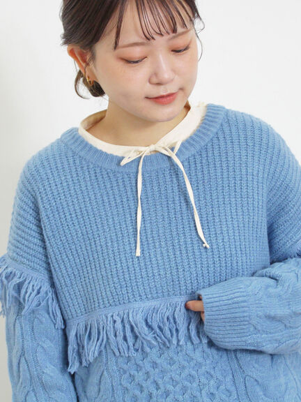 カーディガン(ブルー/青系)｜レディースファッション通販のCAN ONLINE SHOP