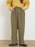 【保温加工・帯電防止】ストレートパンツ（カーキ）｜Samansa Mos2（サマンサ モスモス）通販