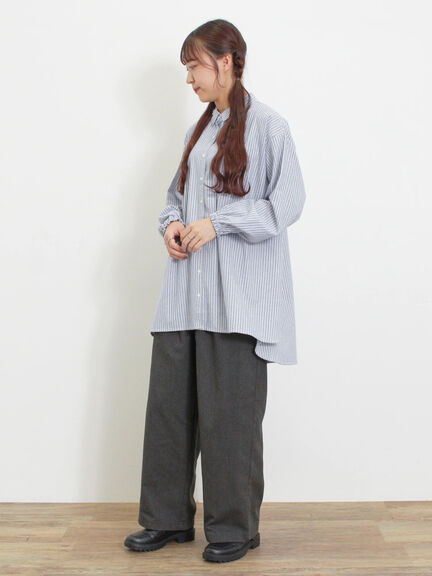 【保温加工・帯電防止】ストレートパンツ（カーキ/キナリ）｜Samansa Mos2（サマンサ モスモス）通販