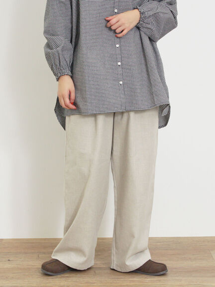 【保温加工・帯電防止】ストレートパンツ（カーキ/キナリ）｜Samansa Mos2（サマンサ モスモス）通販