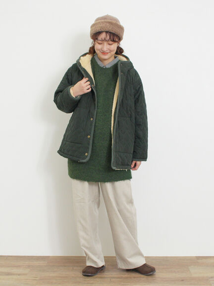 【保温加工・帯電防止】ストレートパンツ（カーキ/キナリ）｜Samansa Mos2（サマンサ モスモス）通販