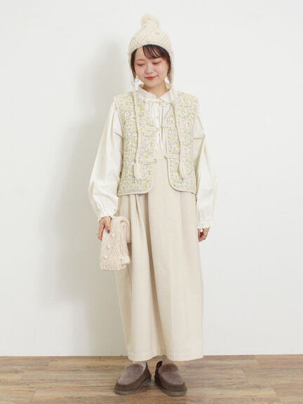 オーバーレース襟ブラウス（ネイビー）｜Samansa Mos2（サマンサ モスモス）通販