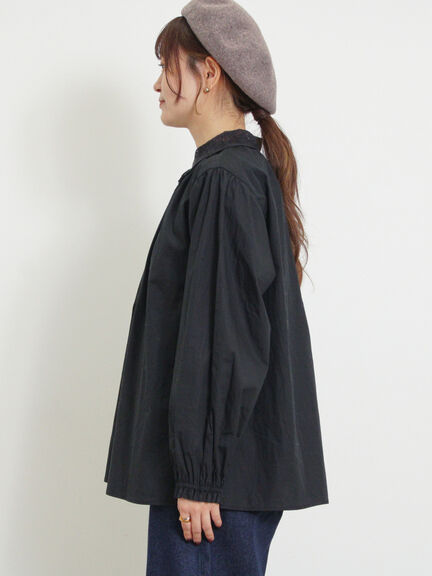 オーバーレース襟ブラウス（ネイビー）｜Samansa Mos2（サマンサ モスモス）通販