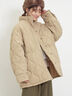 バラクラバ付ウエストドロストキルトコート（ベージュ/カーキ）｜Samansa Mos2（サマンサ モスモス）通販