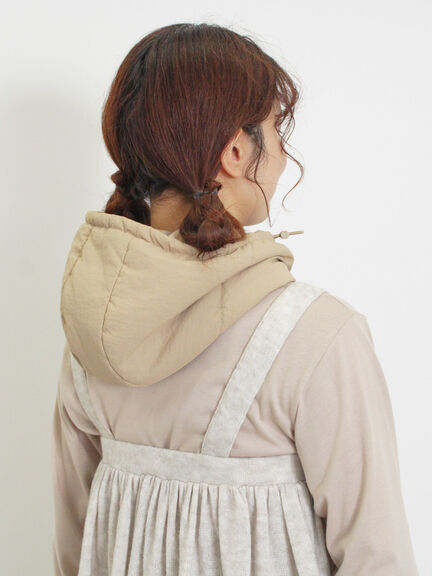 バラクラバ付ウエストドロストキルトコート（ベージュ/カーキ）｜Samansa Mos2（サマンサ モスモス）通販