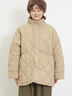 バラクラバ付ウエストドロストキルトコート（ベージュ/カーキ）｜Samansa Mos2（サマンサ モスモス）通販