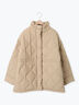 バラクラバ付ウエストドロストキルトコート（ベージュ/カーキ）｜Samansa Mos2（サマンサ モスモス）通販