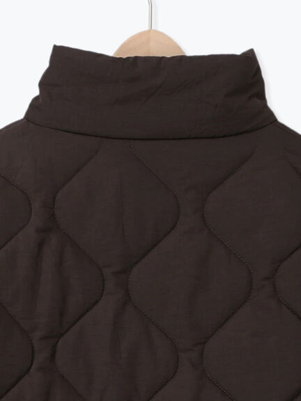 バラクラバ付ウエストドロストキルトコート（ベージュ/カーキ）｜Samansa Mos2（サマンサ モスモス）通販