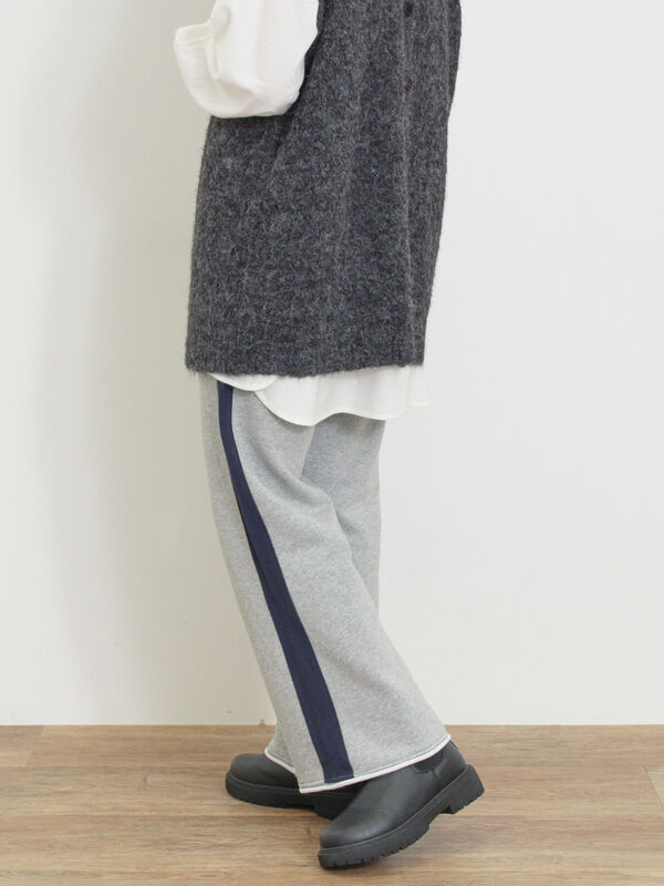 サイドラインスウェットパンツ（グレー）｜Samansa Mos2（サマンサ モスモス）通販