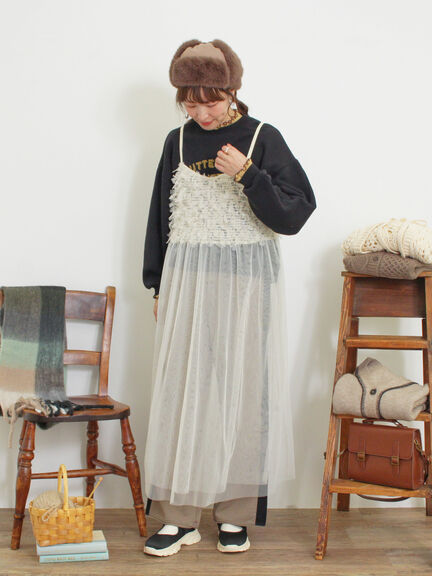 サイドラインスウェットパンツ（グレー）｜Samansa Mos2（サマンサ モスモス）通販