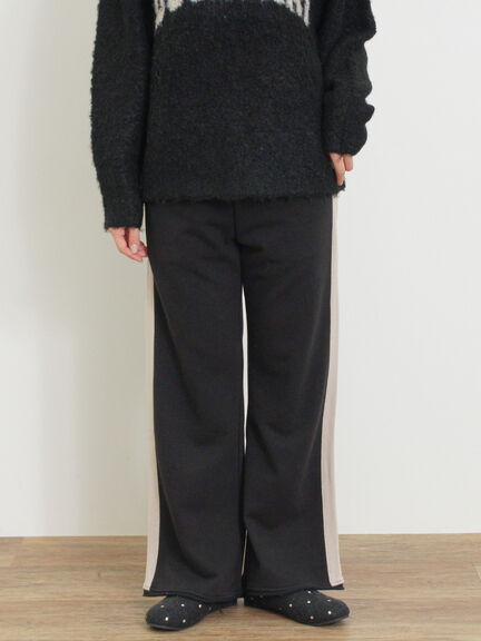 サイドラインスウェットパンツ（グレー）｜Samansa Mos2（サマンサ モスモス）通販