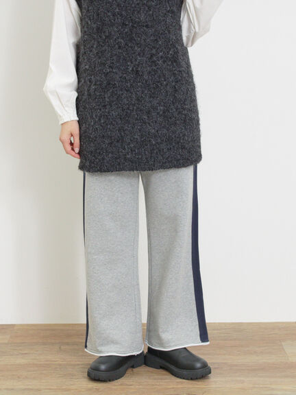 サイドラインスウェットパンツ（グレー）｜Samansa Mos2（サマンサ モスモス）通販