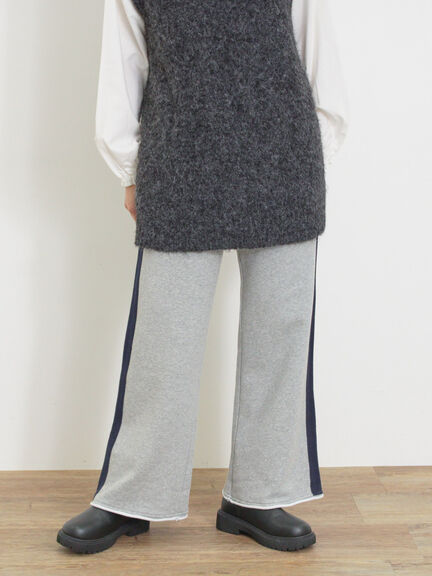 サイドラインスウェットパンツ（グレー）｜Samansa Mos2（サマンサ モスモス）通販