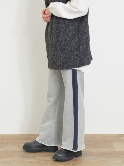 サイドラインスウェットパンツ（グレー）｜Samansa Mos2（サマンサ モスモス）通販