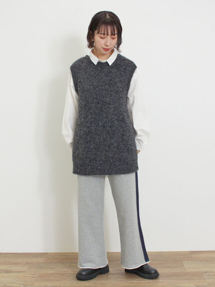 サイドラインスウェットパンツ（グレー）｜Samansa Mos2（サマンサ モスモス）通販