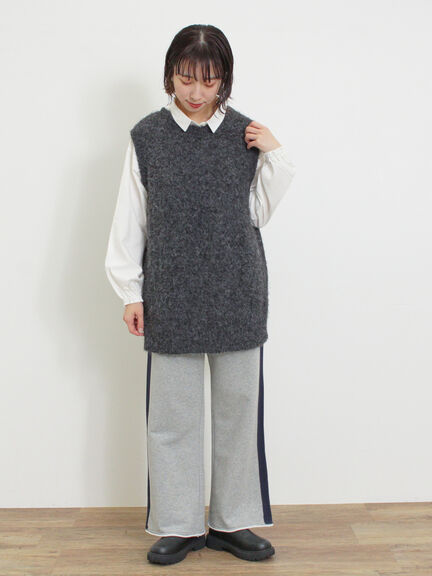 サイドラインスウェットパンツ（グレー）｜Samansa Mos2（サマンサ モスモス）通販