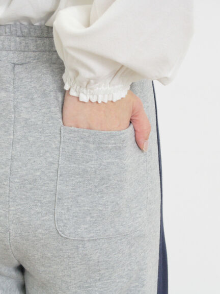 サイドラインスウェットパンツ（グレー）｜Samansa Mos2（サマンサ モスモス）通販