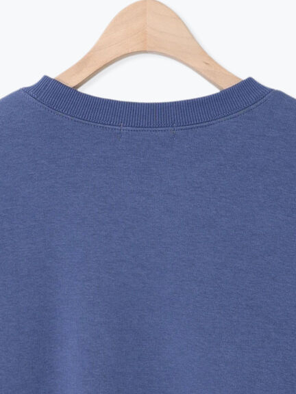 裏ボアロゴプリントスウェット（ブルー/キナリ）｜Samansa Mos2（サマンサ モスモス）通販