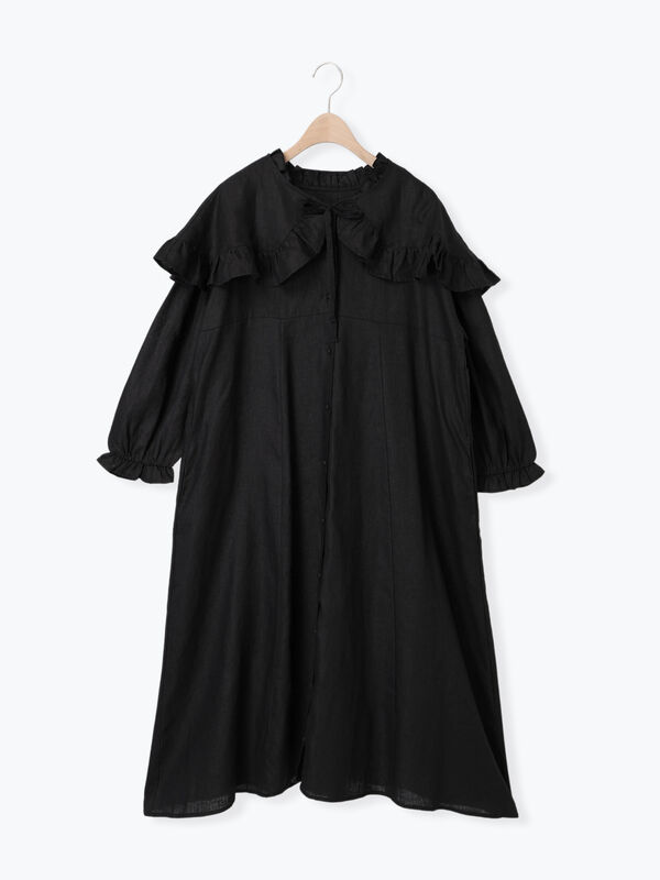 最終価格 サマンサモスモス 立川限定 リネンケープ付ワンピース