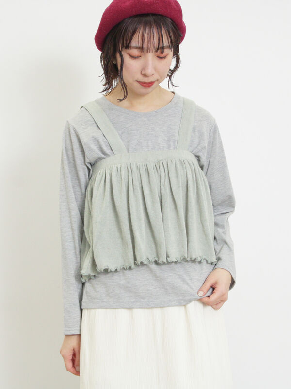 2WAYニットビスチェセットトップス（ミント）｜Samansa Mos2（サマンサ モスモス）通販