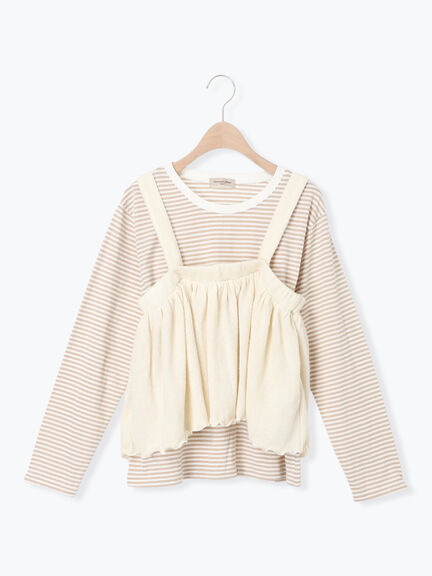 2WAYニットビスチェセットトップス（チャコールグレー/ベージュ/ミント/キナリ）｜Samansa Mos2（サマンサ モスモス）通販