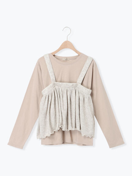 2WAYニットビスチェセットトップス（チャコールグレー/ベージュ/ミント/キナリ）｜Samansa Mos2（サマンサ モスモス）通販