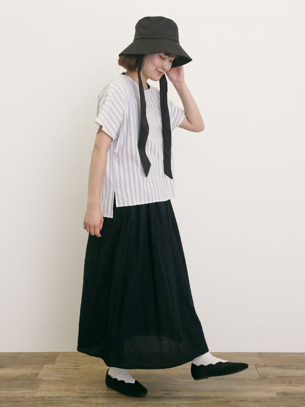 セール】 【UVカット/消臭効果】ダウンブリムリボン付きハット