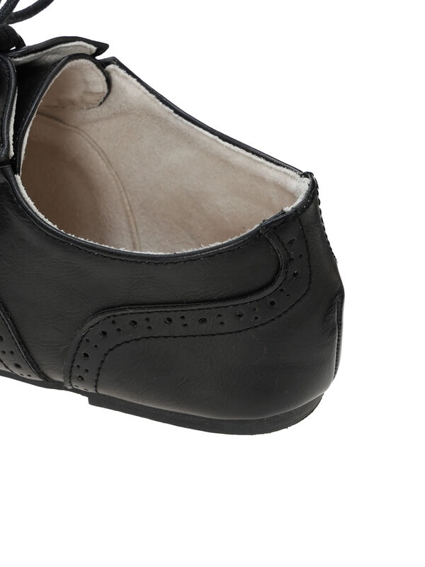 セール】 メダリオンレースアップシューズ（オフホワイト/ブラック