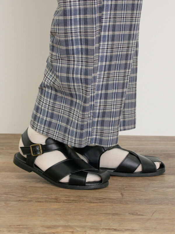 セール】 クロスベルトサンダル（ブラック/ブラウン/シューズ/サンダル