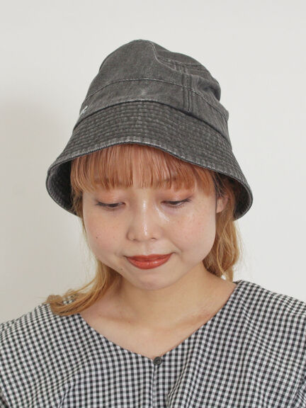 ロゴ刺繍バケットハット（ブラック/ベージュ）｜Samansa Mos2（サマンサ モスモス）通販