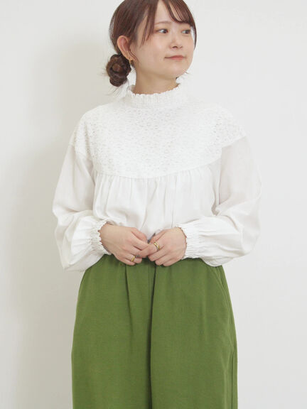 サマンサモスモスsm2 新品➕美品　まとめて12点　ブラウス　パンツ 楽天市場】【SALE／50%OFF】レースアップ前後着ブラウス Samansa
