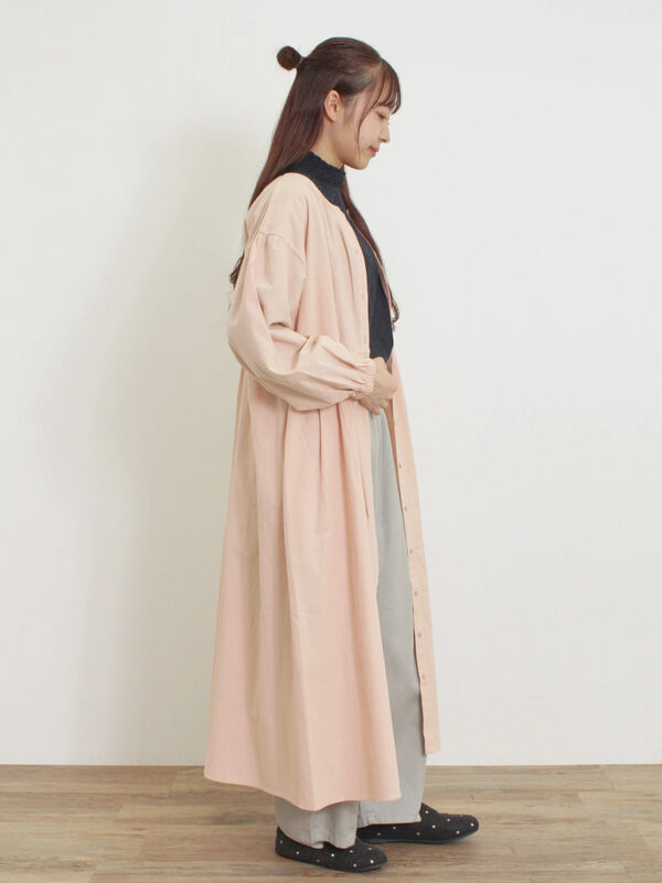 セール】 レースラウンド切替ブラウス（オフホワイト/グレー