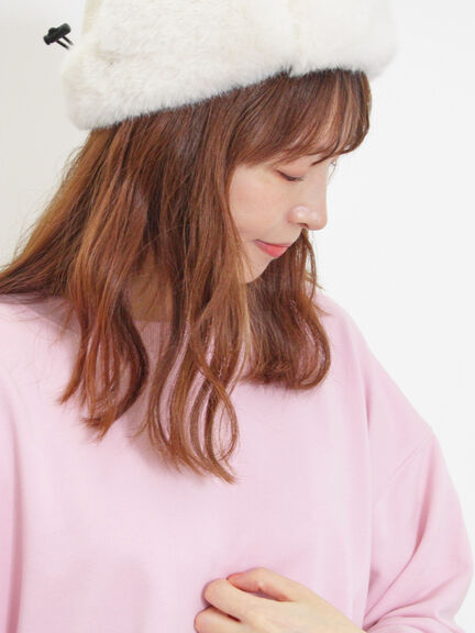 ◎ショート丈スウェット（ブラック/ピンク/ブラウン/キナリ）｜Samansa Mos2（サマンサ モスモス）通販