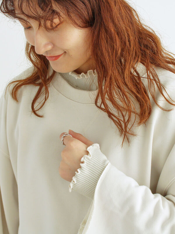 セール】 ◎ショート丈スウェット（ブラック/ピンク/ブラウン/キナリ