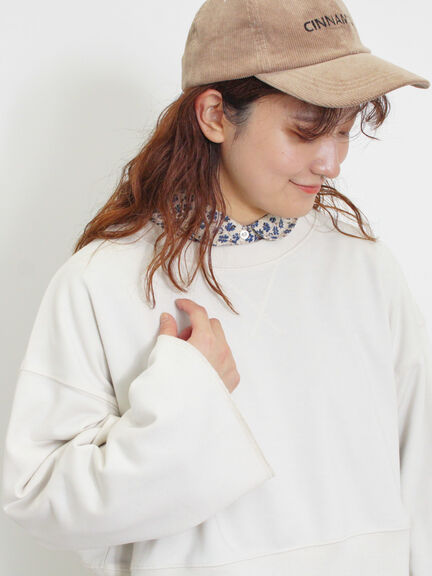 ◎ショート丈スウェット（ブラック/ピンク/ブラウン/キナリ）｜Samansa Mos2（サマンサ モスモス）通販