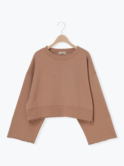 ◎ショート丈スウェット（ブラック/ピンク/ブラウン/キナリ）｜Samansa Mos2（サマンサ モスモス）通販