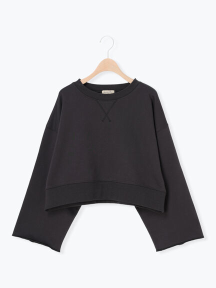 ◎ショート丈スウェット（ブラック/ピンク/ブラウン/キナリ）｜Samansa Mos2（サマンサ モスモス）通販