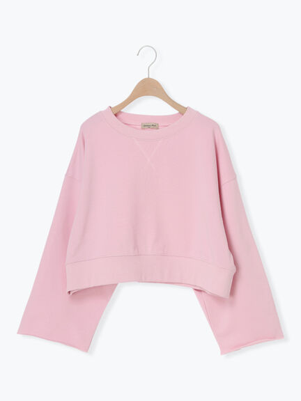 ◎ショート丈スウェット（ブラック/ピンク/ブラウン/キナリ）｜Samansa Mos2（サマンサ モスモス）通販