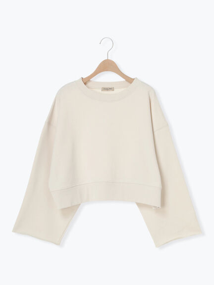 ◎ショート丈スウェット（ブラック/ピンク/ブラウン/キナリ）｜Samansa Mos2（サマンサ モスモス）通販